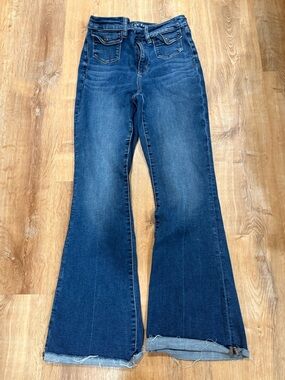 American Eagle Outfitters Dark Blue Flare Jeans